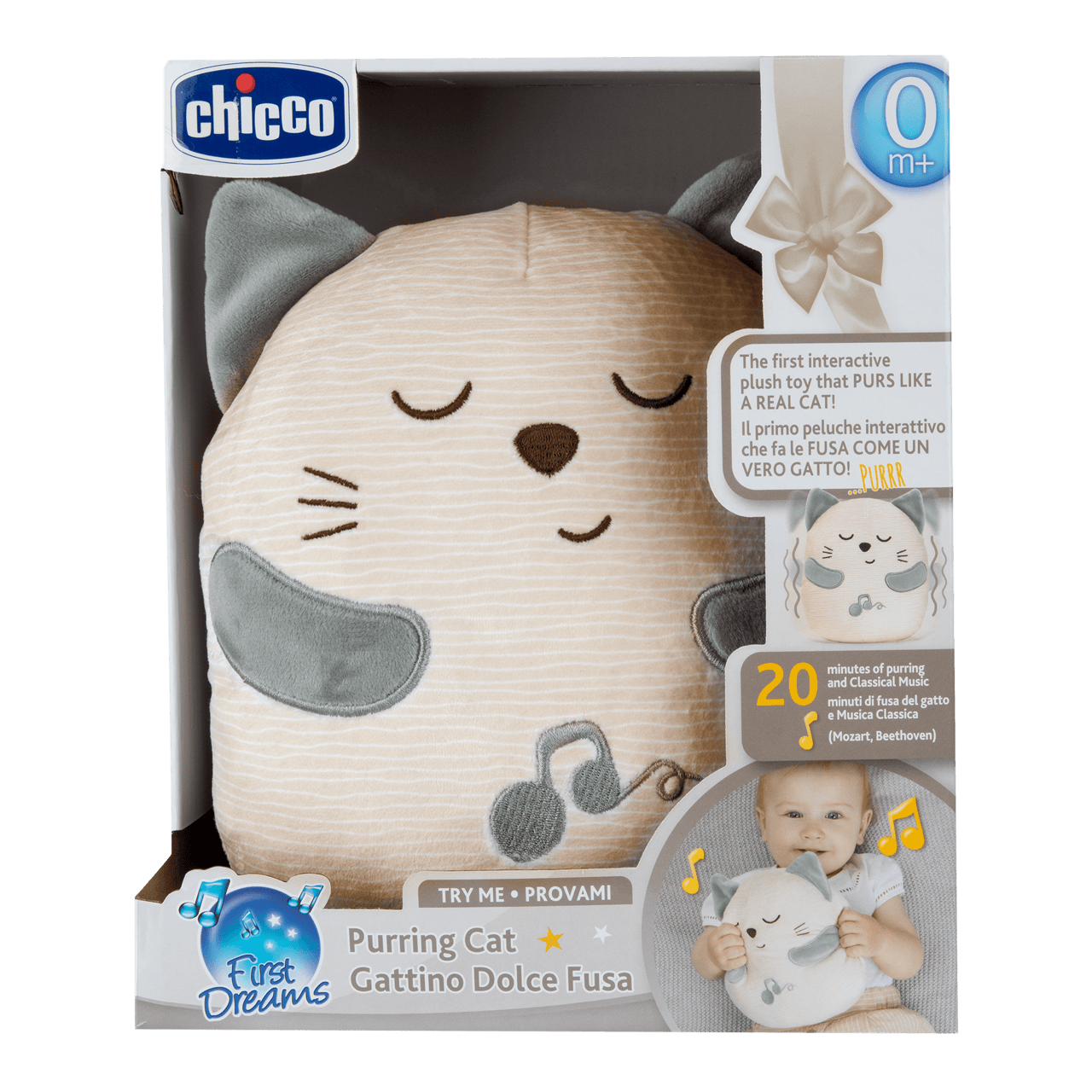 Chicco Jucării Jucarie Muzicala Chicco 11567-1 | Pisicuta Interactiva, Toarce, 0luni+