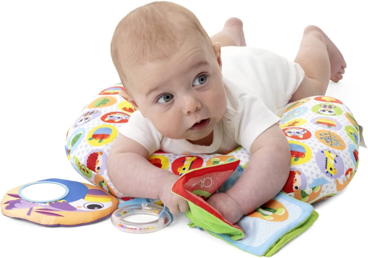 Chicco Jucării Jucarie Chicco 11351-1 | Pernuta Tummy Time, Animalute, 2-9 luni