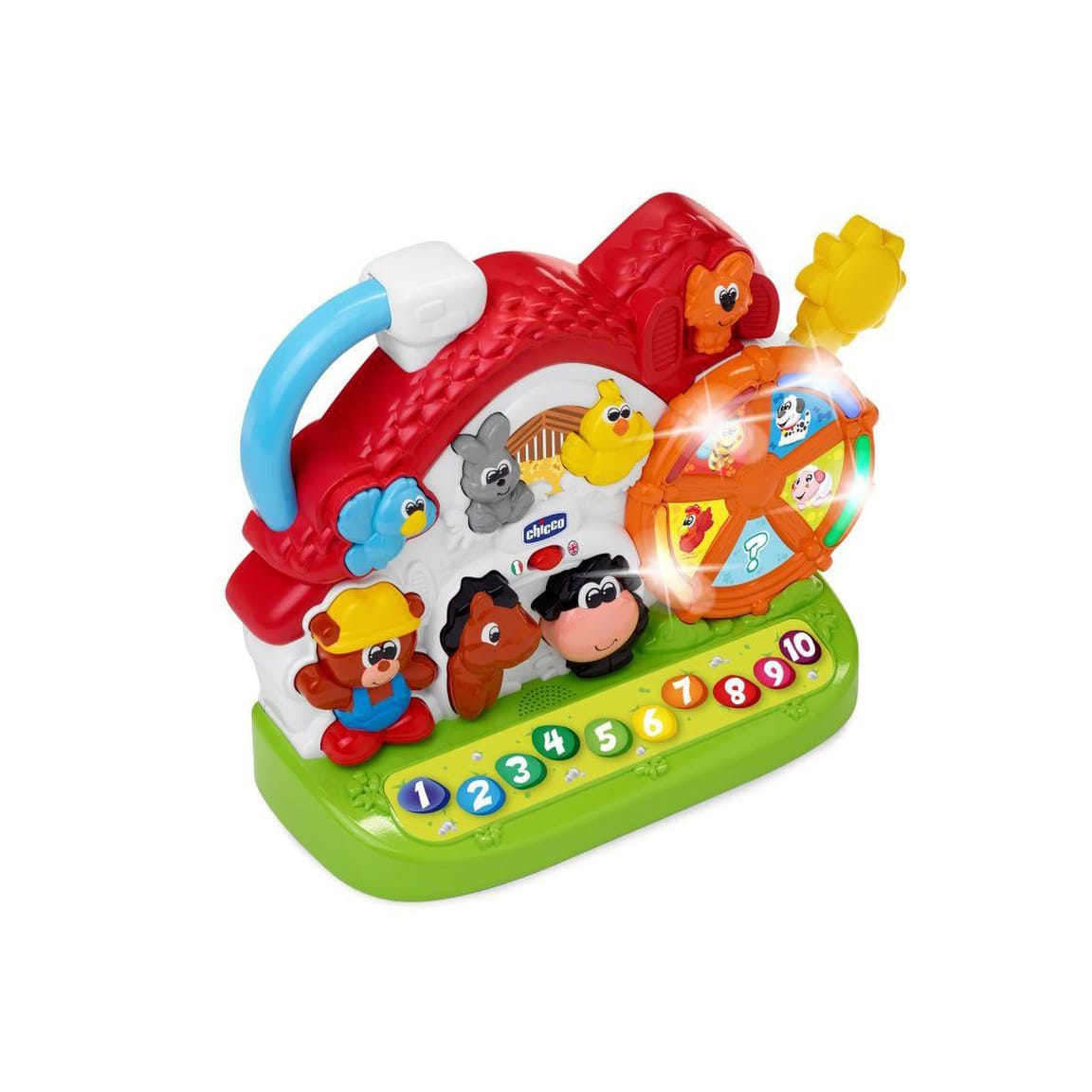 Chicco Jucării Jucarie Vorbitoare Chicco 09604-1 | Noua Ferma, Bilingva IT/EN, 1-4 Ani