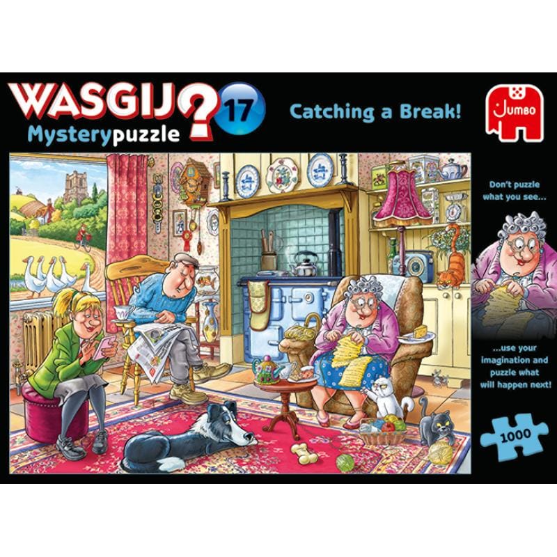 Jumbo Spiele Puzzle Jumbo Wasgij Mystery 17 „Friede, Freude, Eierkuchen” 1000 piese (19175)