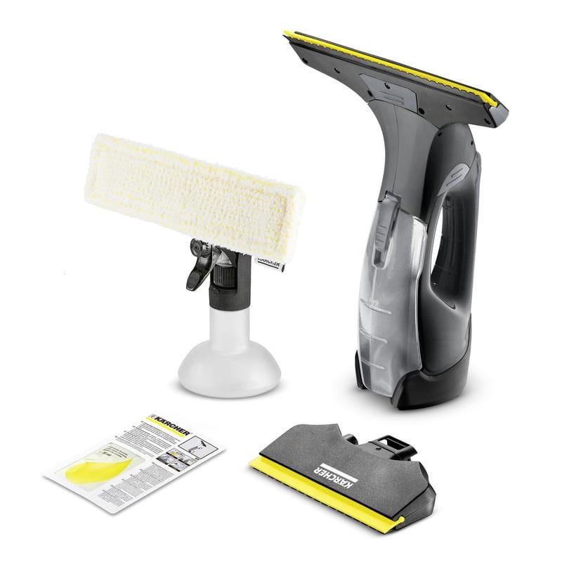 Kärcher Aspirator pentru geamuri Kärcher WV 5 Plus N, Ediția Neagră (Schwarz Edition), fără urme, cu accesorii incluse