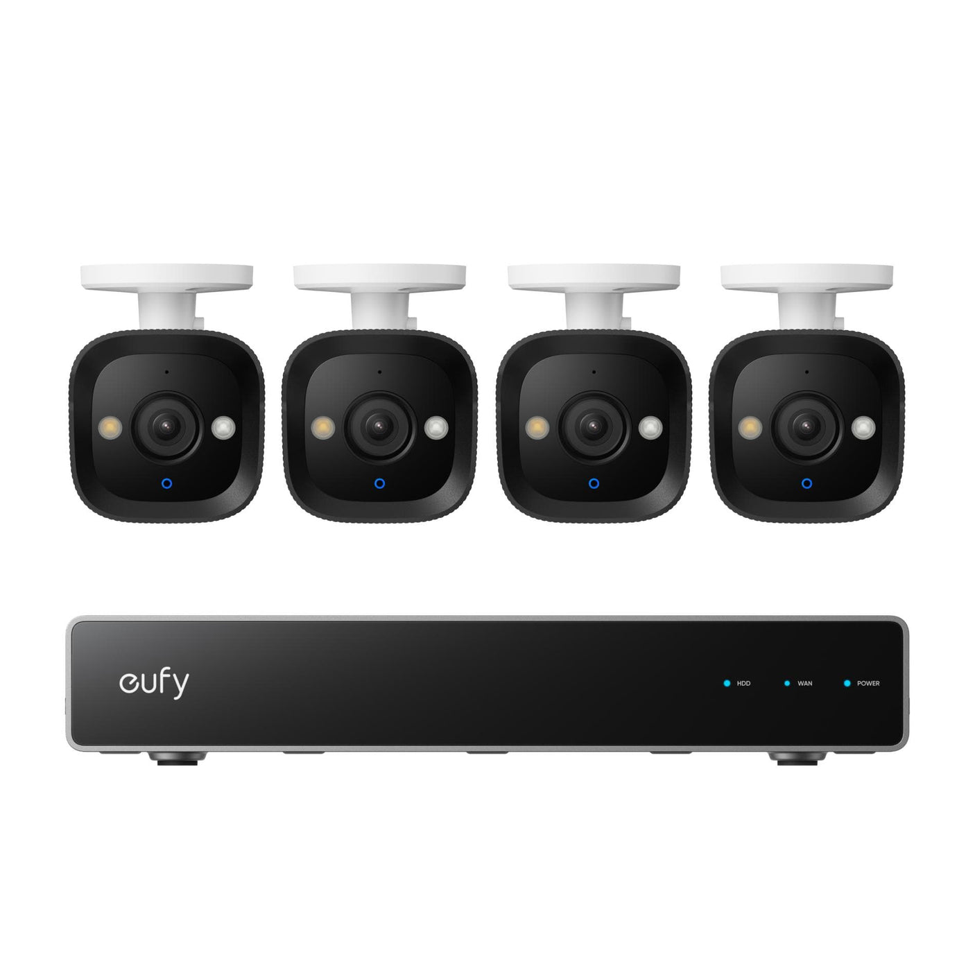 Eufy NVR Kit Supraveghere Video Eufy Security NVR PoE E40 E8P00321 | 4K, 4 Camere Bullet, AI, Night Vision Color, IP67