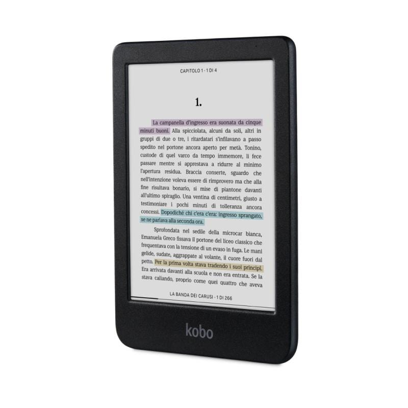 Kobo Ebook reader eBook Reader Kobo Clara Colour N367-KU-BK-K-CK | Ecran Color, Negru