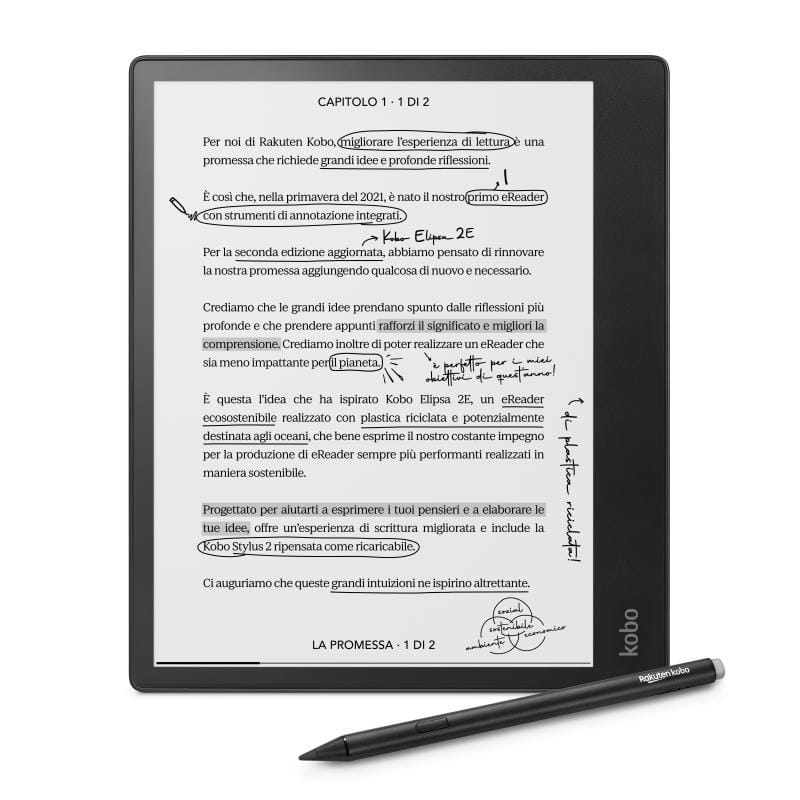 Kobo Ebook reader eBook Reader Kobo Elipsa 2E N605KUBKKBU | 10.3", 32GB, Stylus
