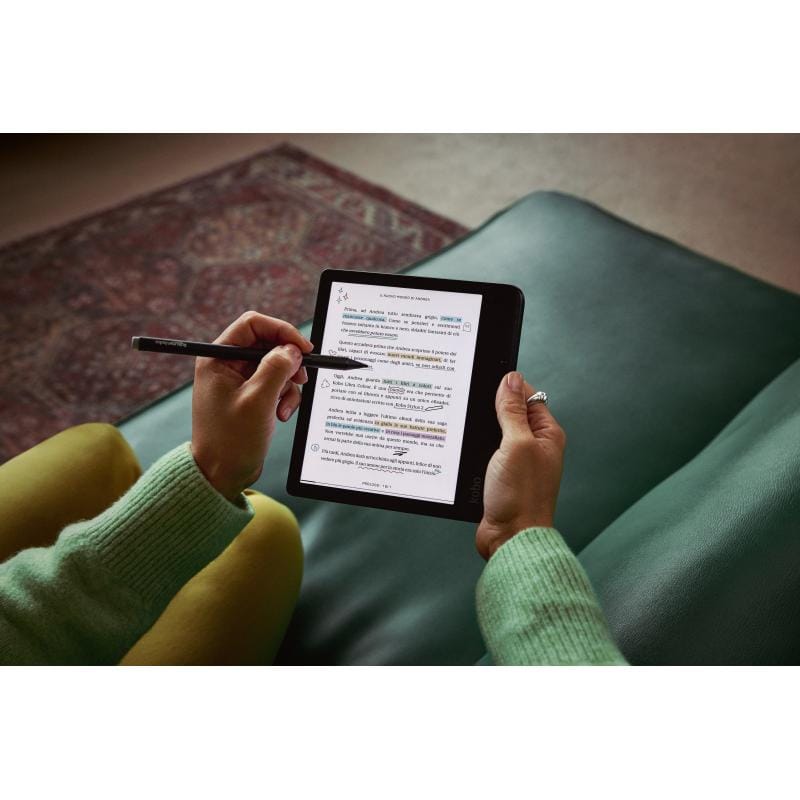 Kobo Ebook reader eBook Reader Kobo Libra Colour N428-KU-BK-K-BU | 7", Stylus 2, Negru