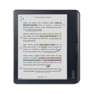 Kobo Ebook reader eBook Reader Kobo Libra Colour N428-KU-BK-K-CK | 7", Ecran Color, Negru