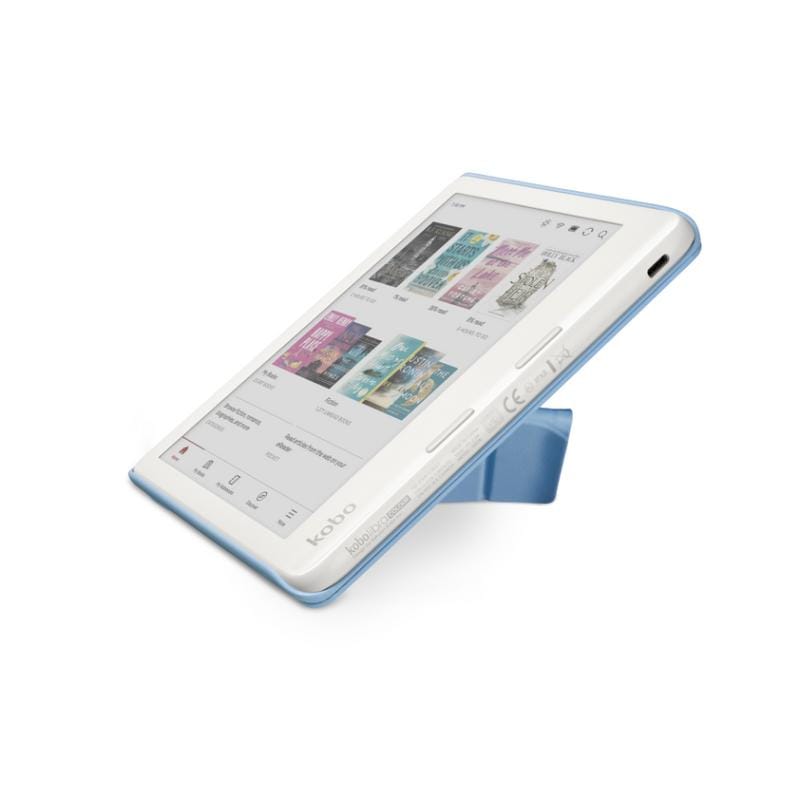 Kobo Accesorii Ebook reader Husa Kobo SleepCover 151707 | Libra, Dusk Blue, Auto Wake/Sleep