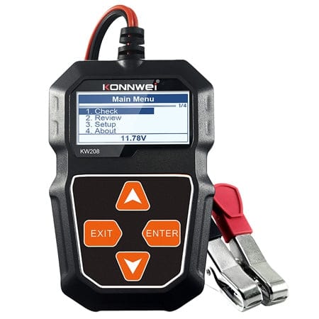 Konnwei Aparat de masura Baterie Konnwei KW208 | 12V, Roșu
