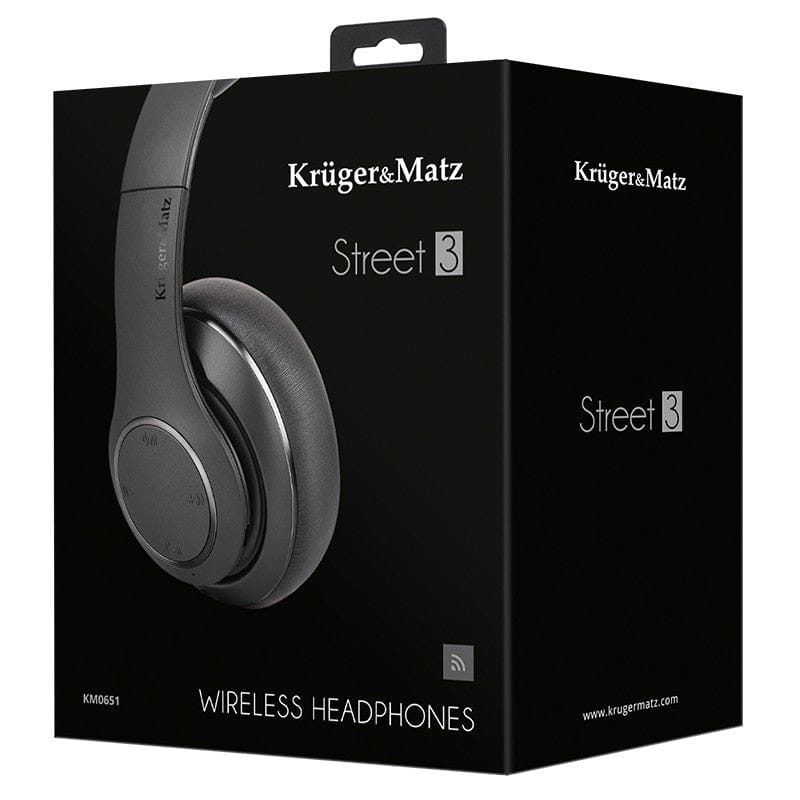 Kruger Matz Casti bluetooth Căști Kruger Matz KM0651 | Negru