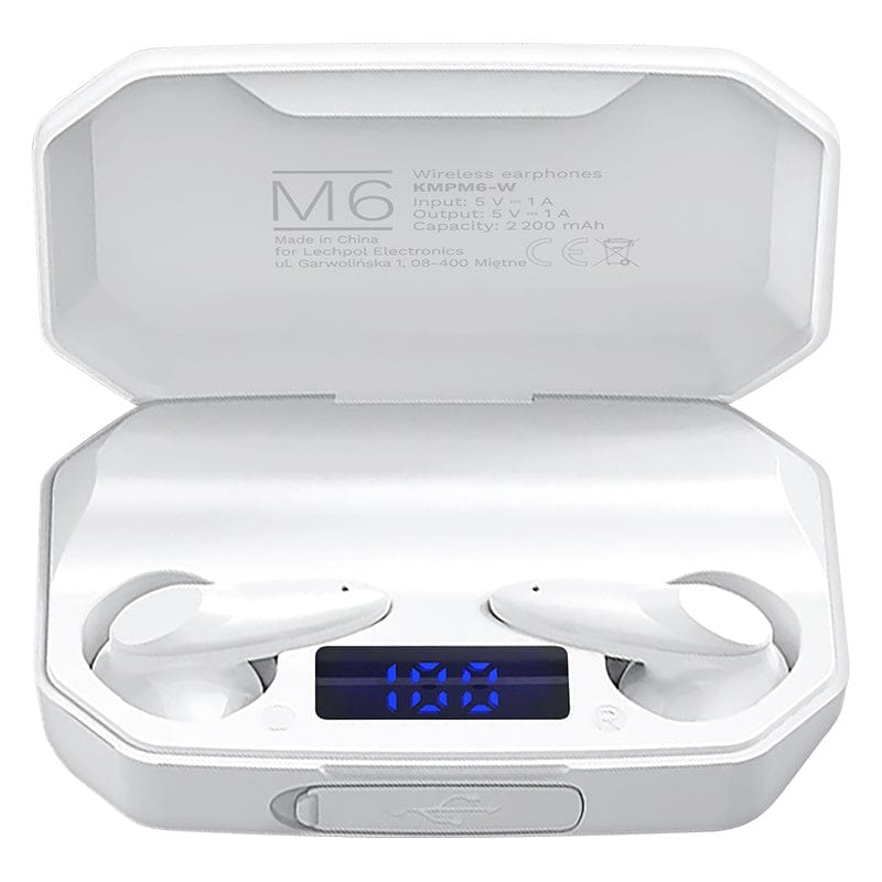 Kruger Matz Casti In Ear Căști Kruger Matz KMPM6-W | Alb