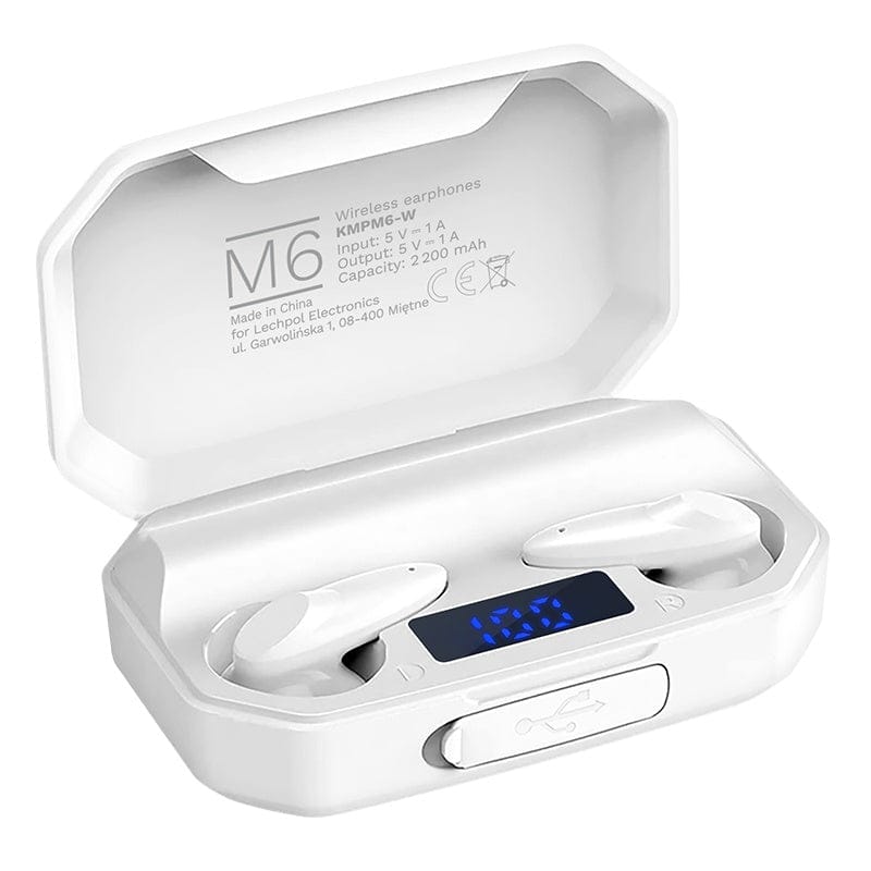 Kruger Matz Casti In Ear Căști Kruger Matz KMPM6-W | Alb