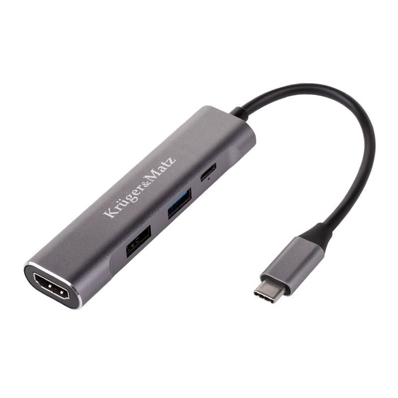 Kruger Matz HUB HUB Kruger Matz KM0400 | 10GB, 4K UHD, Roșu