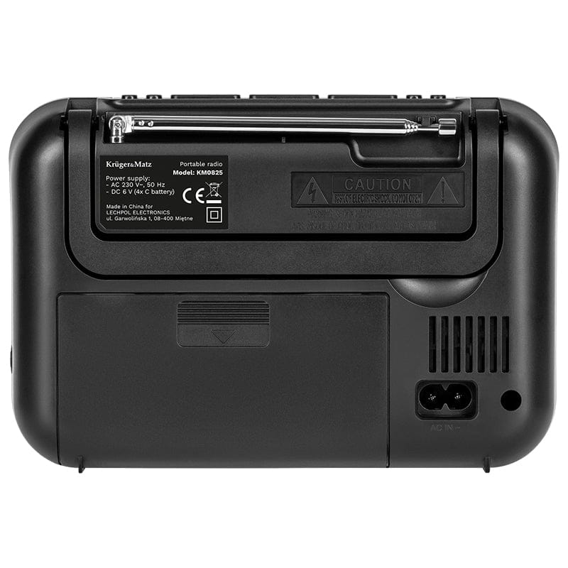 Kruger Matz Radio portabil Radio portabil Kruger Matz KM0825 | 6V, Roșu, LED, Portabil