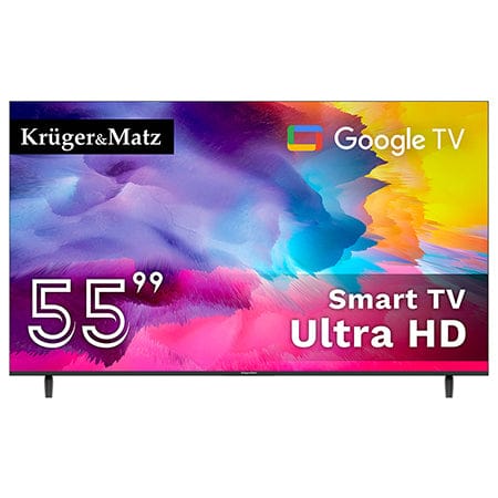Kruger Matz Televizoare Televizor LED Kruger Matz KM0255UHD-G | 141cm, 4K UHD, Google TV