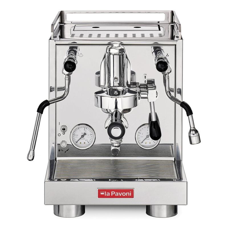 La Pavoni Espressor La Pavoni New Cellini Evolution LPSCVS01EU, carcasă din oțel inoxidabil, design premium