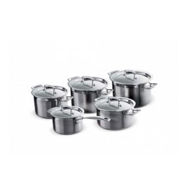 Le Creuset Le Creuset 3-Ply 3Ply five-piece fivepiece saucepan set stainless steel (96209400001000)