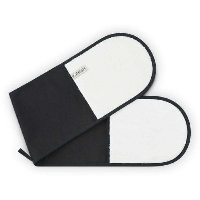 Le Creuset Le Creuset Oven Glove Double 89x20cm black Schwarz (95001000000000)