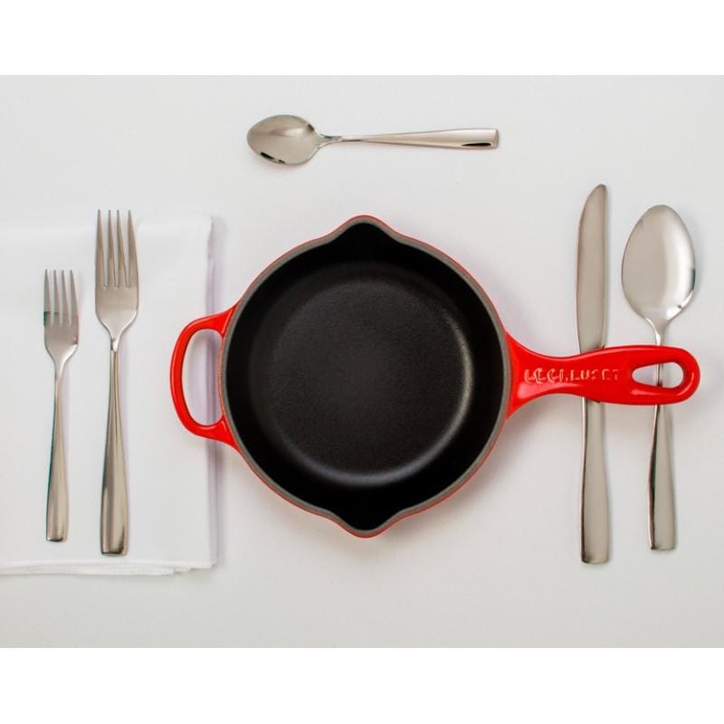 Le Creuset Tigaie Tigaie Le Creuset Signature 154855 | 23 cm, Fonta Emailata, Oven Red, Cuptor
