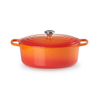 Le Creuset Set ustensile de bucatarie Tava Cuptor Le Creuset Signature 148665 | 33cm, Fontă Emailată, Ovală, Roșu
