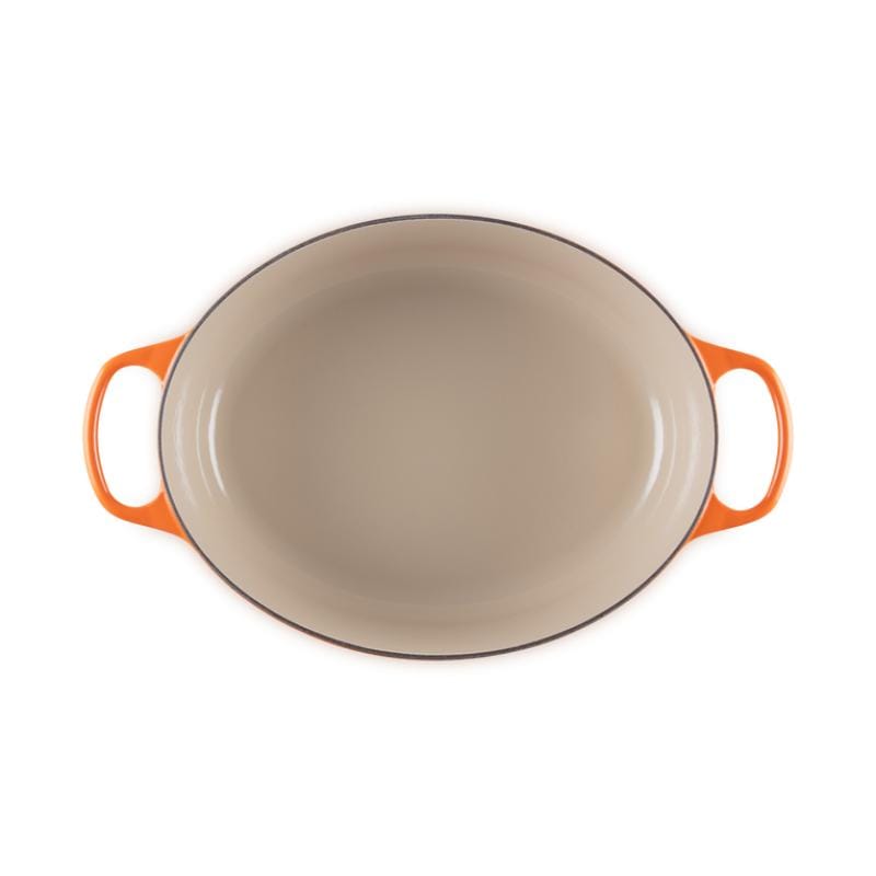 Le Creuset Set ustensile de bucatarie Tava Ovala Le Creuset Signature 149918 | 35 cm, Fonta Emailata, Oven Red