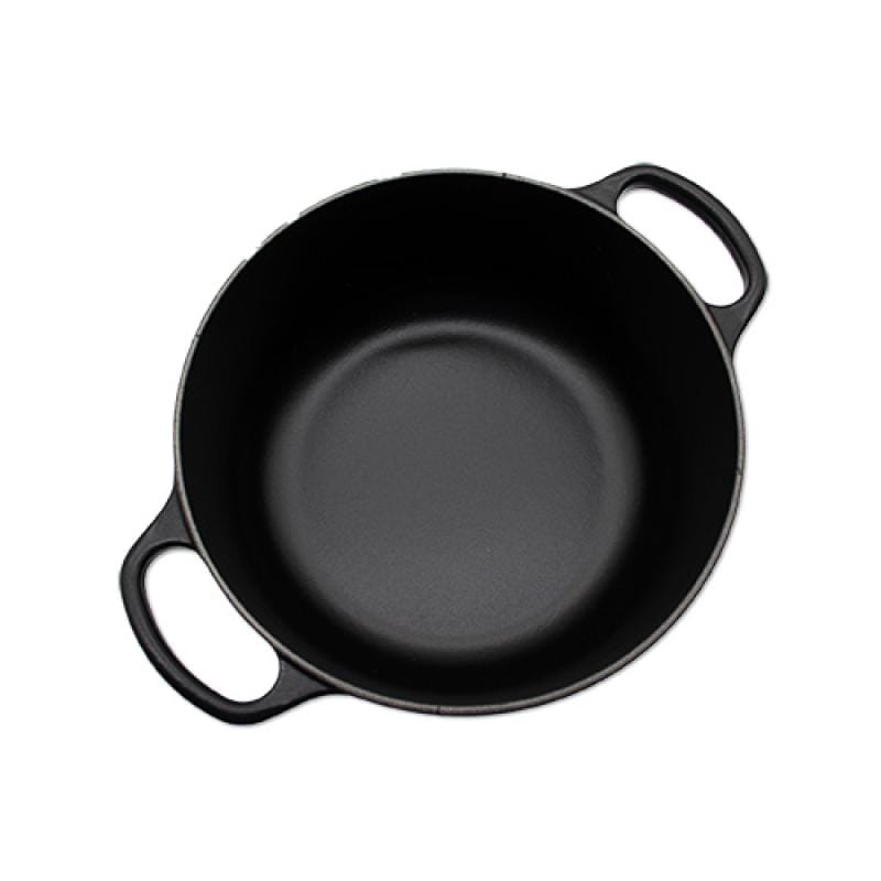 Le Creuset Tavă rotundă pentru cuptor Le Creuset Signature 20 cm, neagră