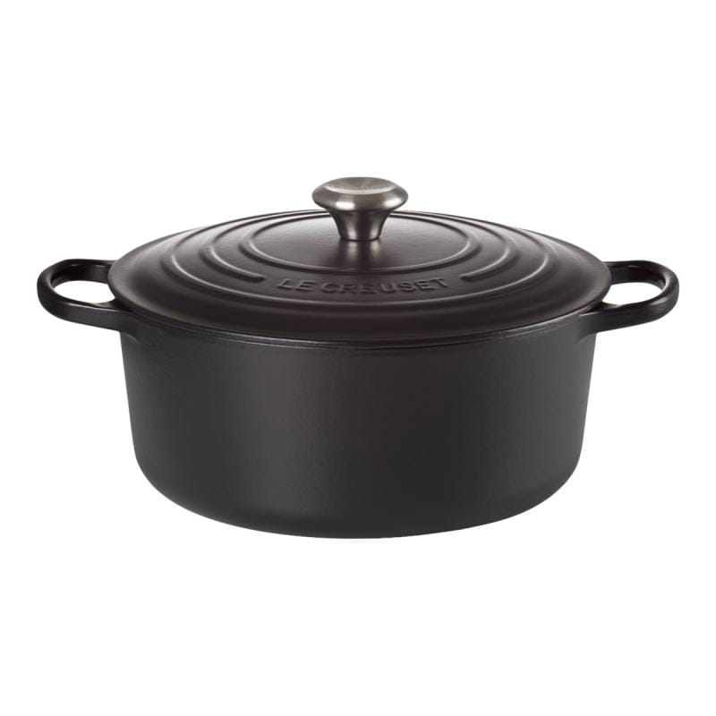 Le Creuset Tavă rotundă pentru cuptor Le Creuset Signature 20 cm, neagră
