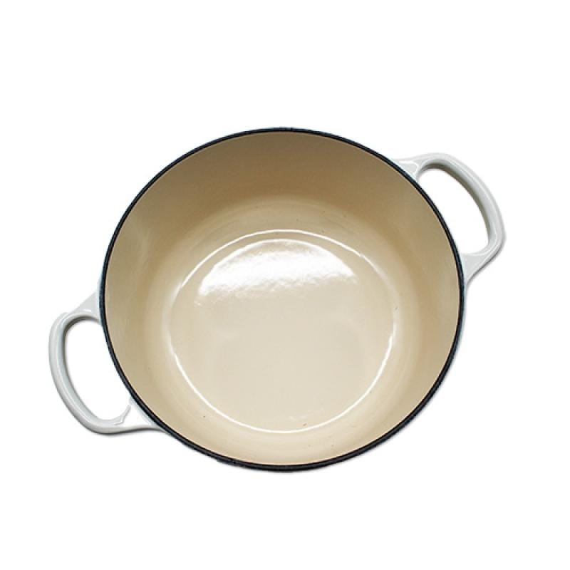 Le Creuset Cuptor microunde Vas Rotund Cuptor Le Creuset Signature 149950 | 20cm, Fonta Emailata, Meringue