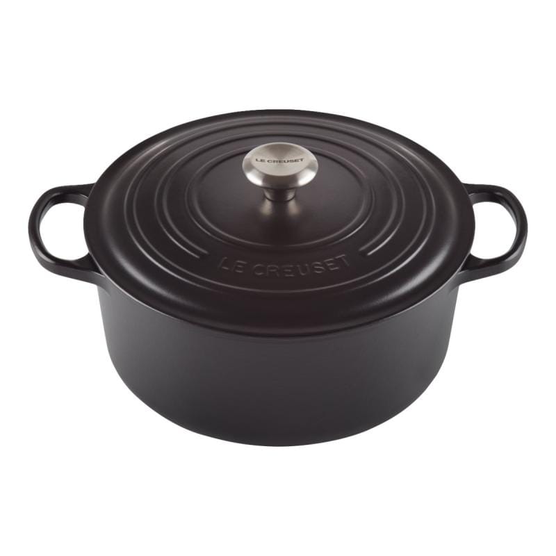 Le Creuset Cratita Cratita Le Creuset Signature 21177280000430 | 28cm, rotunda, negru