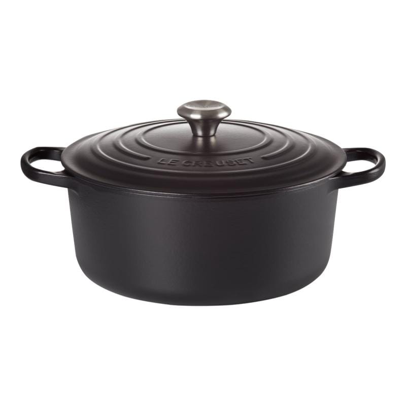 Le Creuset Cratita Cratita Le Creuset Signature 21177280000430 | 28cm, rotunda, negru