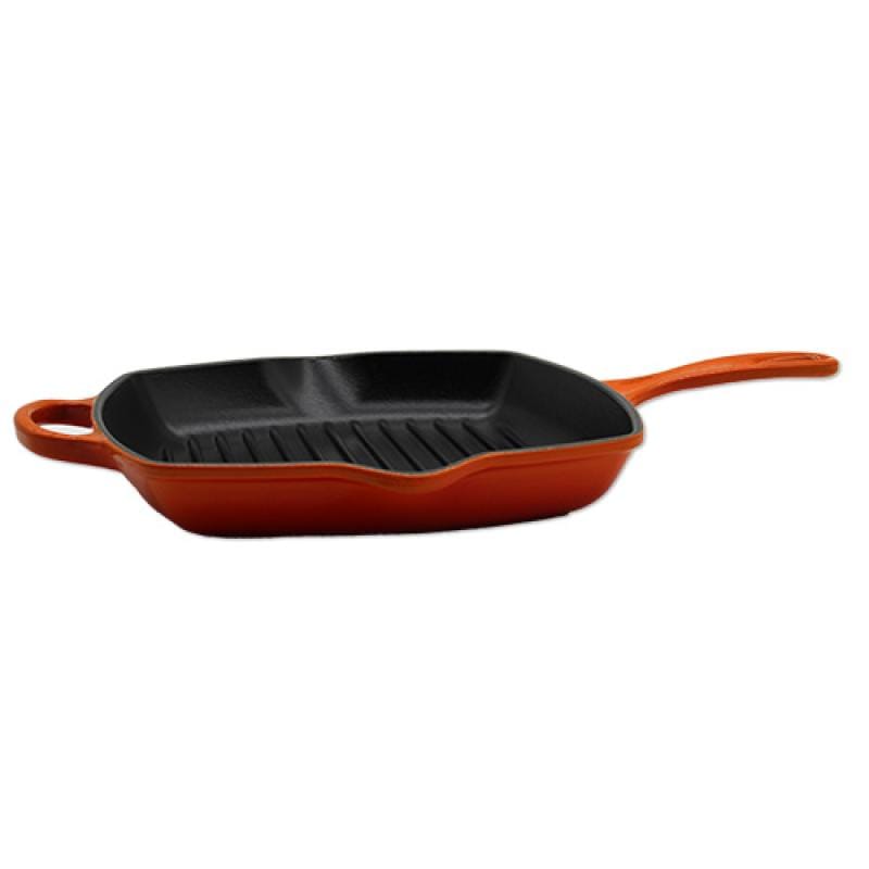 Le Creuset Tigaie Tigaie Le Creuset Signature 149922 | Grill, 26cm, Fonta Emailata, Oven Red