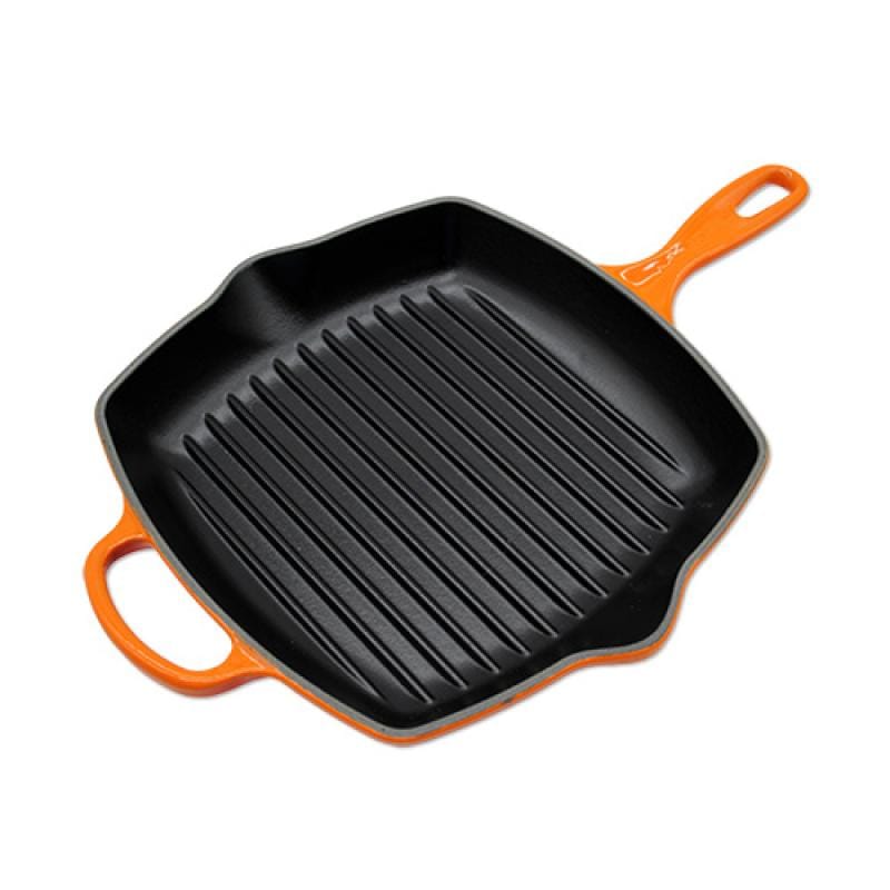 Le Creuset Tigaie Tigaie Le Creuset Signature 149922 | Grill, 26cm, Fonta Emailata, Oven Red