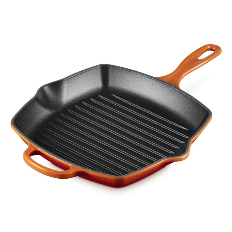 Le Creuset Tigaie Tigaie Le Creuset Signature 149922 | Grill, 26cm, Fonta Emailata, Oven Red