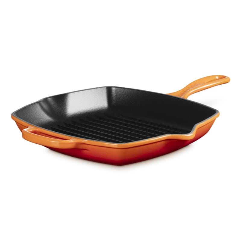 Le Creuset Tigaie Tigaie Le Creuset Signature 149922 | Grill, 26cm, Fonta Emailata, Oven Red