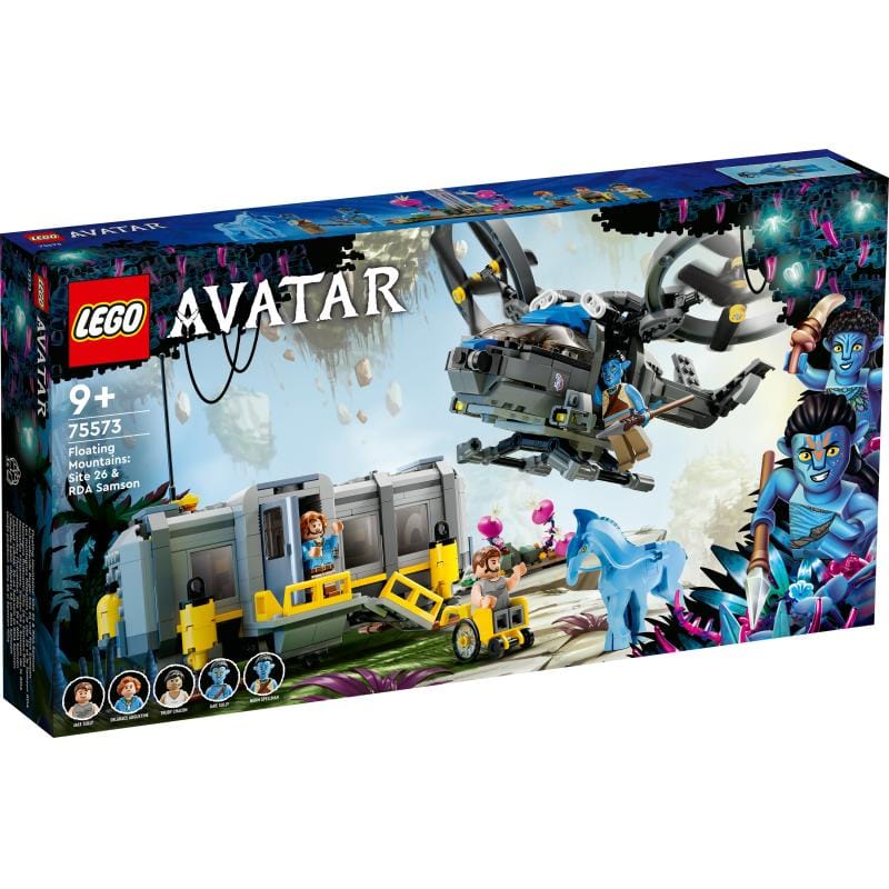 LEGO Set LEGO Avatar 75573 Munții Plutitori: Site 26 și RDA Samson – Construcție de colecție, pentru joacă și expunere