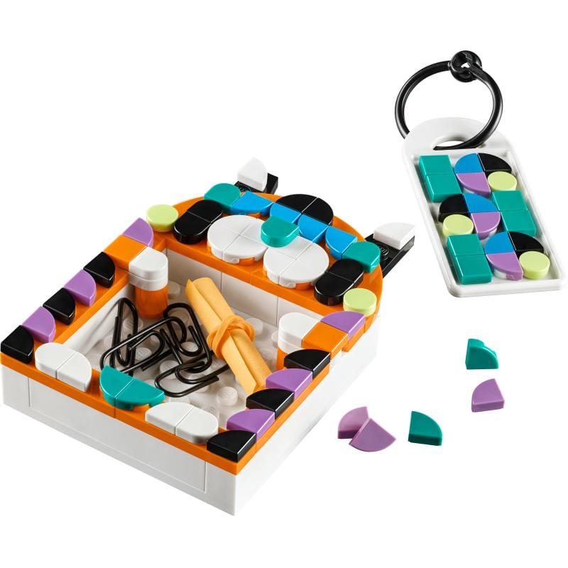 Lego Set creativ Set Creativ LEGO DOTS 30637 | Tavita Depozitare, Breloc Geanta