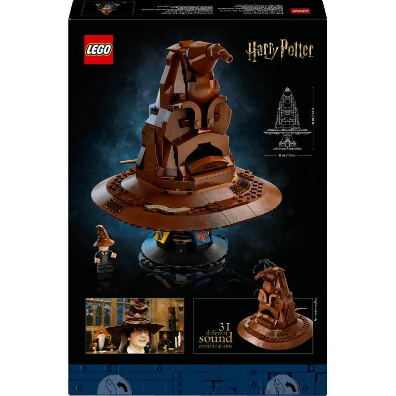 Lego Set constructie Set LEGO Harry Potter 76429 | Pălăria Vorbitoare Hogwarts, 561 piese, 24cm