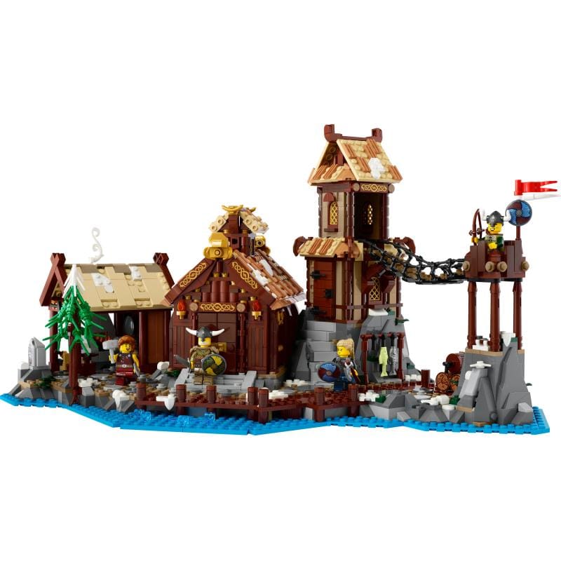 Lego Set de constructie Set de Constructie LEGO Ideas 21343 | Sat Viking, 2103 Piese, Colectie Adulti