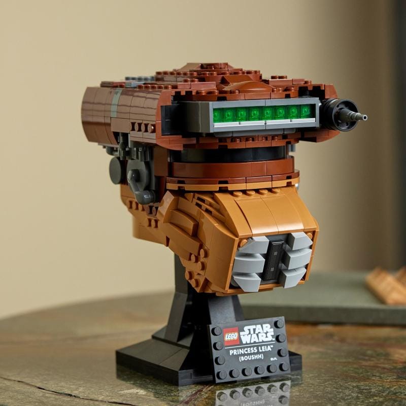 Lego Set de constructie LEGO Set LEGO Star Wars 75351 | Casca Printesa Leia Boushh, Colectie, Expunere