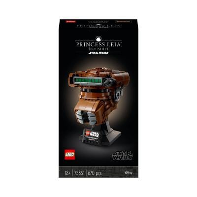Lego Set de constructie LEGO Set LEGO Star Wars 75351 | Casca Printesa Leia Boushh, Colectie, Expunere