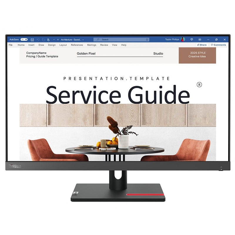 Lenovo Monitor PC Monitor Pc Lenovo 63DEKAT3EU | 24"