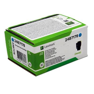 LEXMARK Cartuș toner original Lexmark Cyan 24B7178, randament 6.000 pagini
