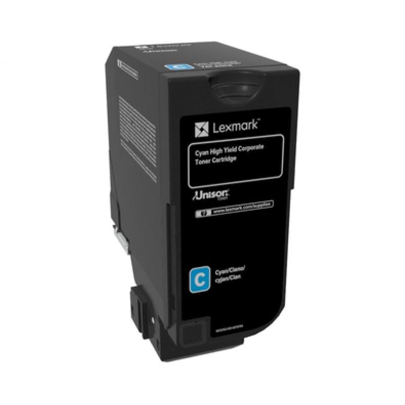 Lexmark Toner Toner Original Lexmark 74C2HCE | Cyan, High Capacity