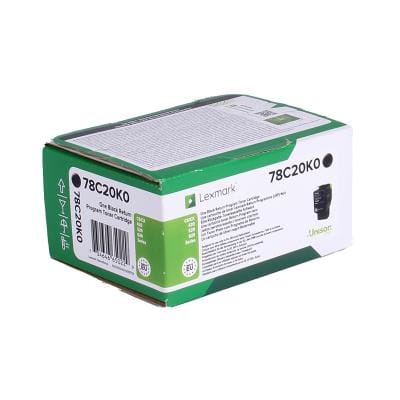 Lexmark Toner Toner Lexmark 78C20K0 | Negru, Original, 1400 pagini