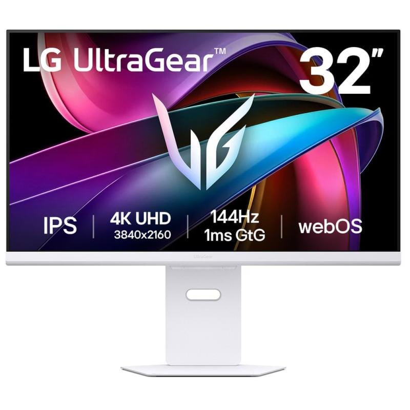 LG Monitor LG 32G810SA-W 32" pentru birou și divertisment, design alb, model 32G810SA-W.AEU