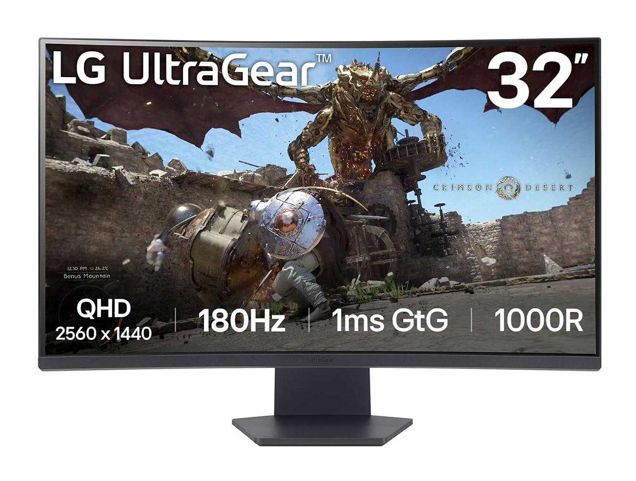 LG Monitor LCD 32" LG, VA, 32GS60QC-B, Garantiție 36 luni, Timbru verde inclus