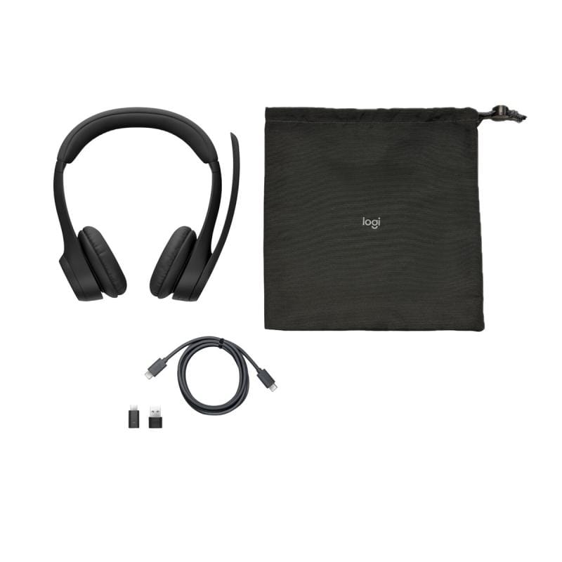 Logitech Căști wireless Logitech Zone 305 for Business, certificare Microsoft Teams, cu receptor USB (981-001451)