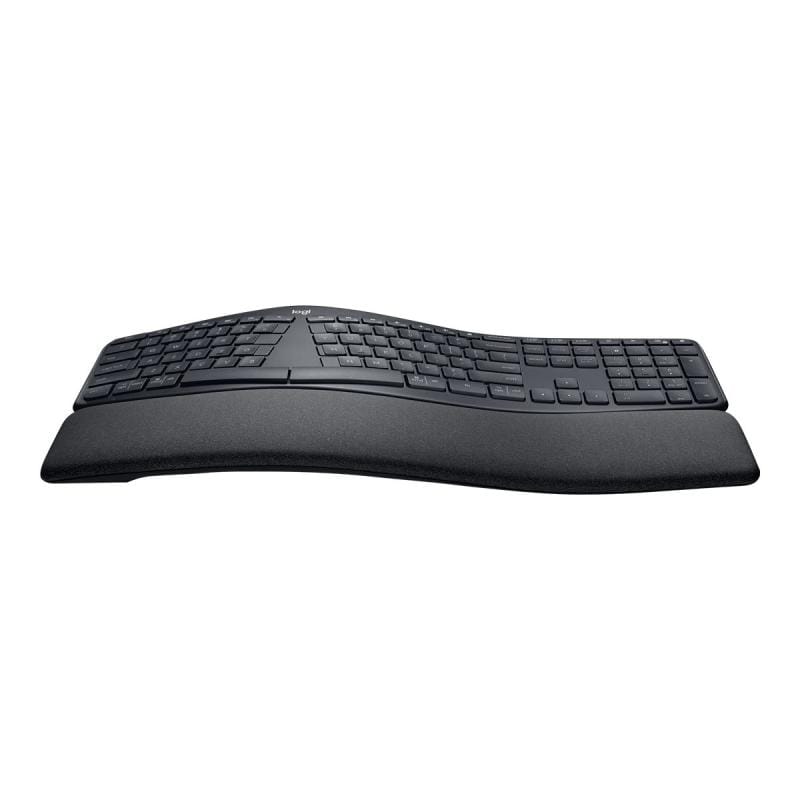 Logitech Tastatură ergonomică wireless Logitech Ergo K860, layout german (DE), cu suport pentru încheieturi, model 920-009167