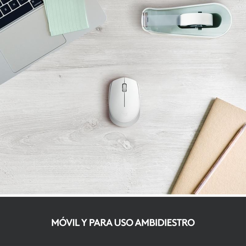 Logitech Mouse Mouse Wireless Logitech M171 910-006867 | Alb, Receptor USB, Plug & Play