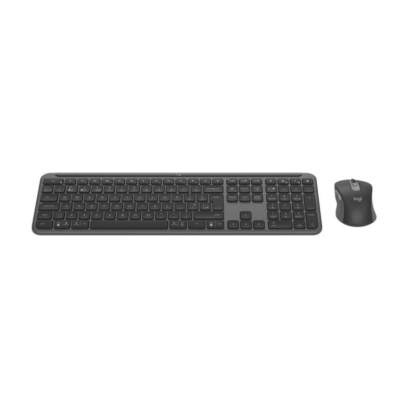 Logitech Set Tastatură + Mouse Logitech Signature Slim Combo MK950, Wireless, pentru PC/Laptop, 920-012483/920012483