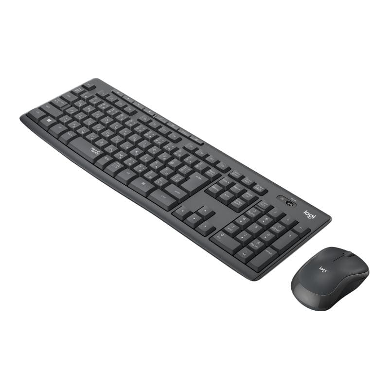 Logitech Mouse Set Tastatura si Mouse Logitech MK295 SilentTouch 119163 | Wireless, Layout DE, Receptor USB, Negru